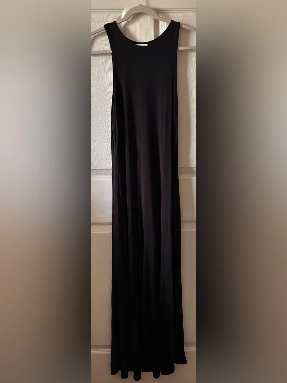 Rue Sophie Revolve Black Sleeveless Long High -Low Maxi Dress‎ Size Med